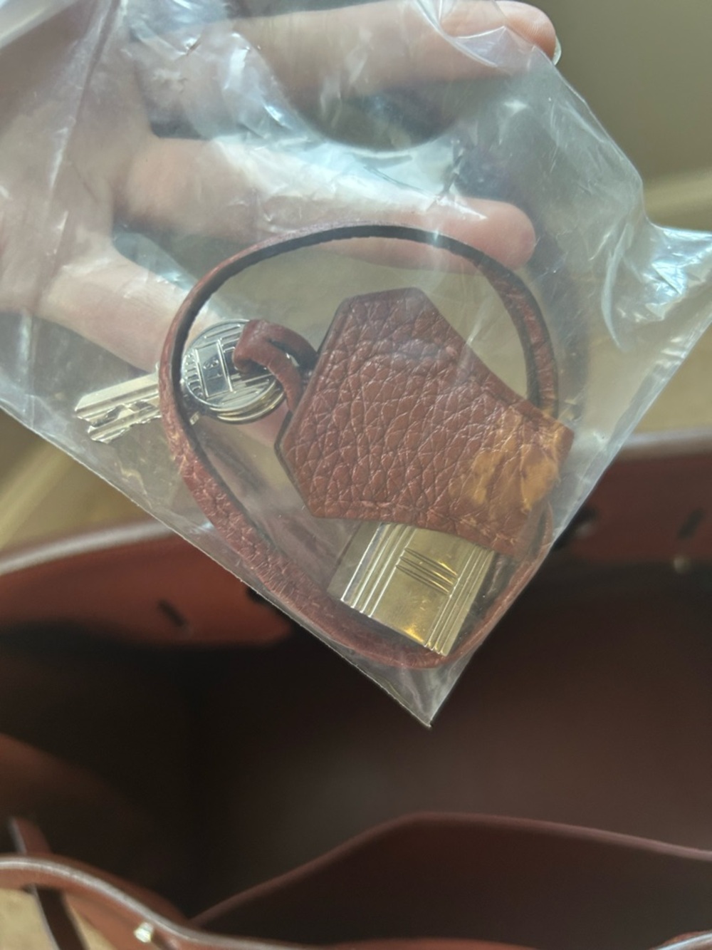 Hermes Brown Togo Leather Birkin with Palladium Hardware - Picture 6 of 10